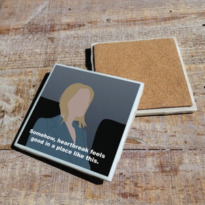 Nicole Kidman AMC Movie Coaster with Original Minimalist Artwork | Ceramic Tile w/ High Gloss Finish & Cork Backer | Perfect/Home or Office