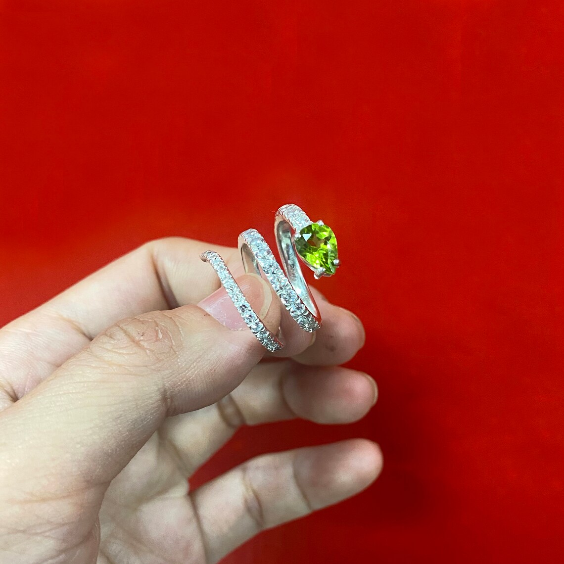 10k Customized Birthstone Ring / Unique Birthstone Ring / Etsy