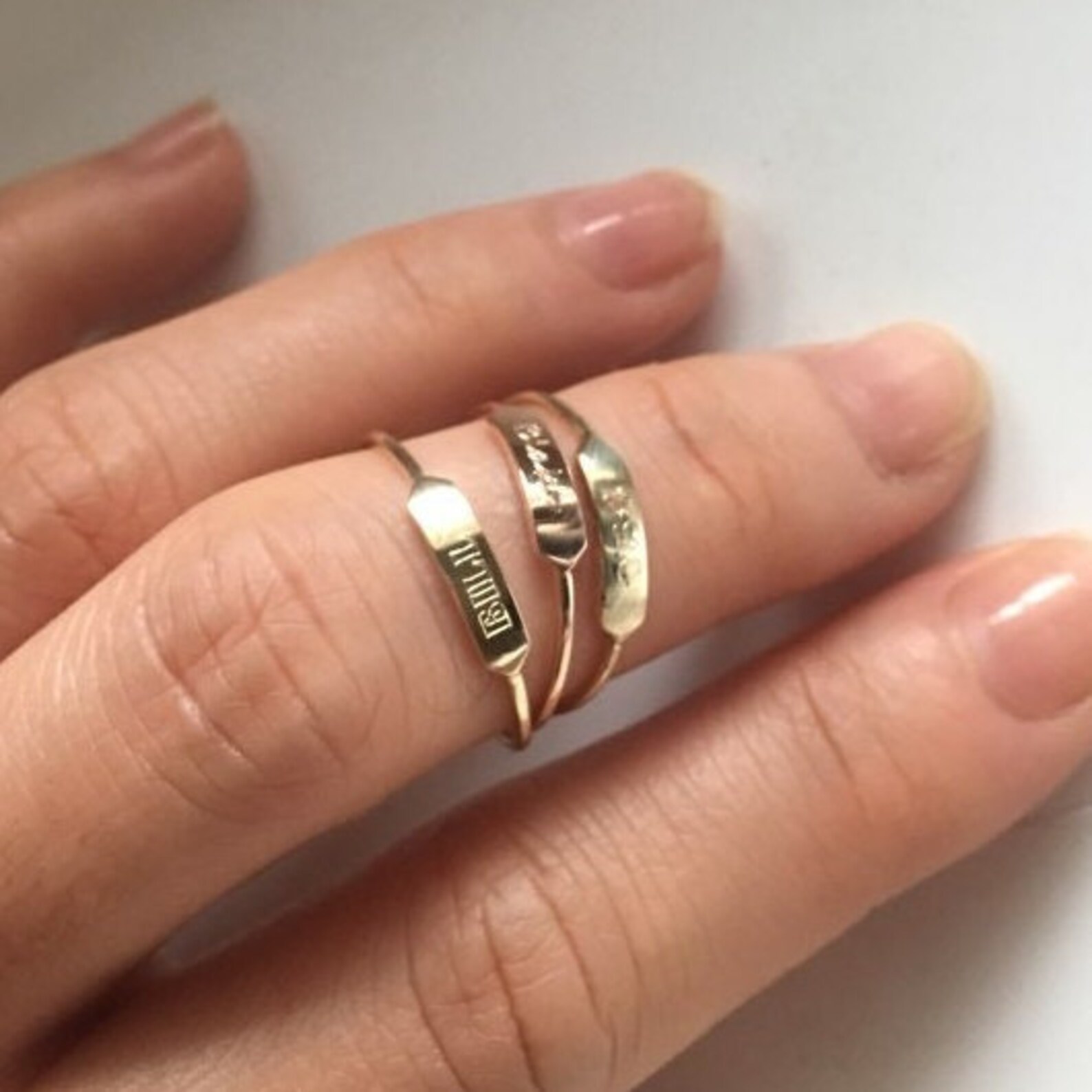 Personalized Ring / Customized Name Ring / 14k Customized Name - Etsy