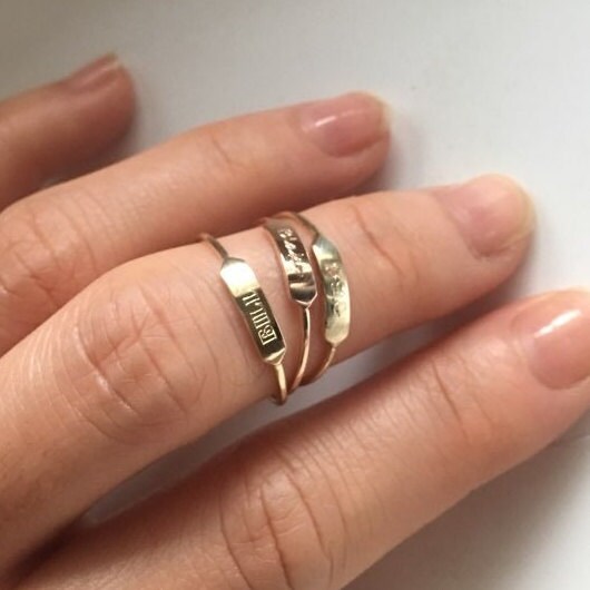 Personalized Mother’s Ring – Custom Name & Birthstone Heart Ring In Sterling Silver - View #4