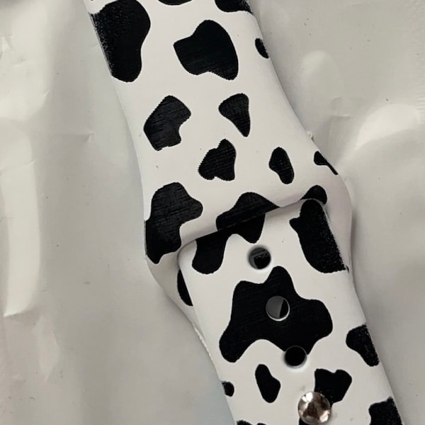 Highland Cow print watchband | Fits 38/40/41MM and 42/44/45MM Series 1-8 & SE/Ultra watches