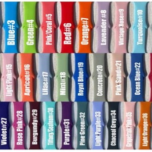 Bracelet de montre de rechange en silicone/caoutchouc vierge pour montres connectées | 46 couleurs au total| *Lisez la description de l'article pour plus d'informations*