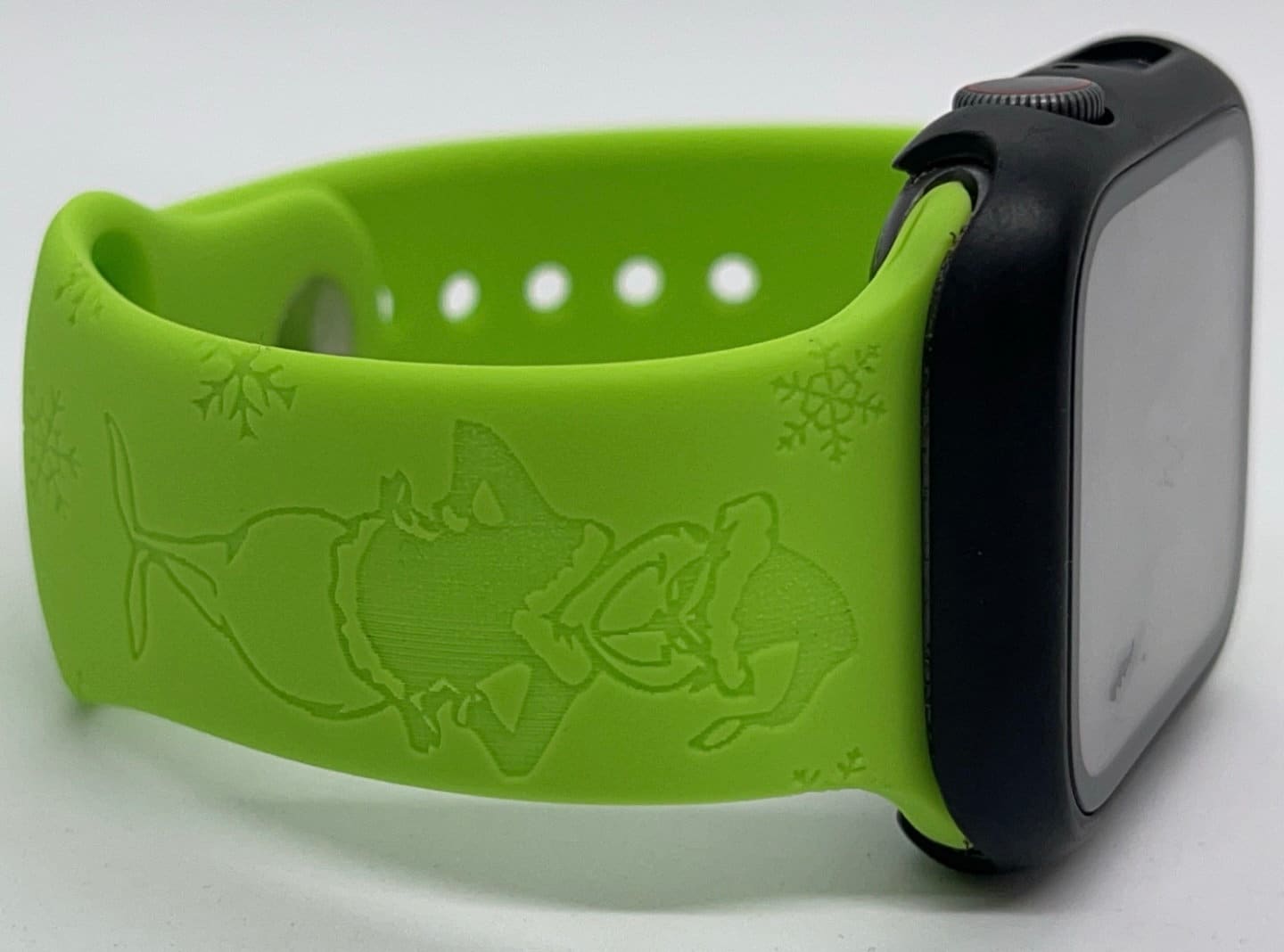 Grinch | Grinchmas Blend Watchband | Christmas Custom Engraved Watch Band| Fits all Series 1-10 & SE/Ultra watches