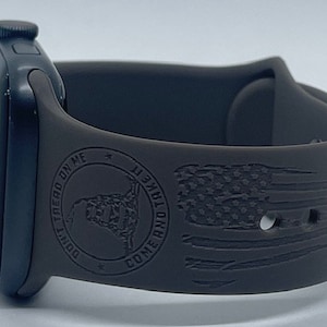 Venha e pegue | Nós, o povo | Estilo patriótico | Pulseira de relógio | Compatível com relógios de 38/40/41 mm e 42/44/45/46/49 mm das séries 1-10 e SE/Ultra