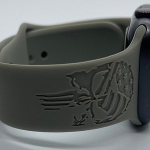 Punisher Skull Flag| American Flag | Patriotic Style| Watch Band | Fits 38/40/41MM and 42/44/45/46/49MM Series 1-10 & SE/Ultra watches