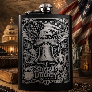 250 Years Of Freedom Celebration 8oz flask