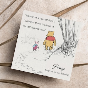 Carte commémorative personnalisée - À la mémoire d'une mère, d'un père, d'une grand-mère et d'un grand-père - Carte commémorative pour la perte d'un être cher GG114 image 7