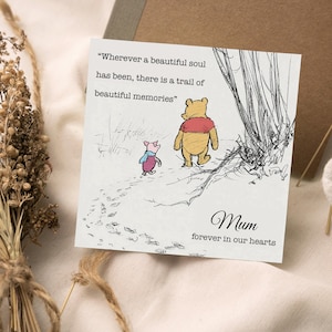 Carte commémorative personnalisée - À la mémoire d'une mère, d'un père, d'une grand-mère et d'un grand-père - Carte commémorative pour la perte d'un être cher GG114 image 2
