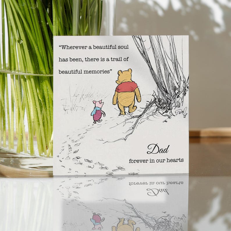 Carte commémorative personnalisée - À la mémoire d'une mère, d'un père, d'une grand-mère et d'un grand-père - Carte commémorative pour la perte d'un être cher GG114 image 9