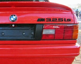 NEW BMW E30 325is Emblem 51141924867+ 51141916133 BLACK rear trunk