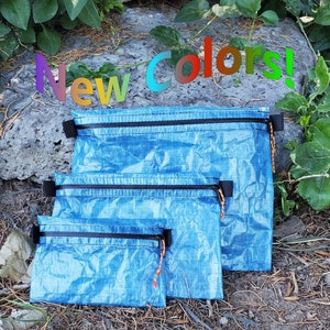 Dyneema (DCF) Ultralight Flat Zipper Pouch - New Colors!