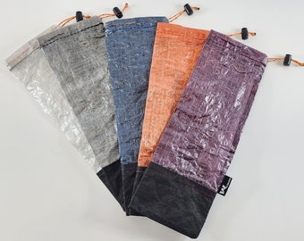 Stake Sack, Dyneema and Ultra 200, Ultralight and Tough - Few new Large orange stake sacks added!