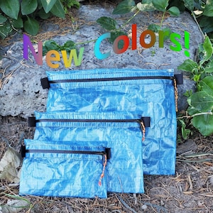 Dyneema (Dcf) Ultralight Flat Zipper Pouch - New Colors!