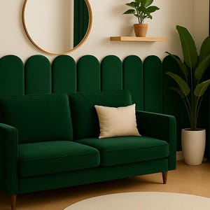 Wall headboard upholstered panels, large selection of colors and sizes, Wall Panel, Bedroom Decoration, Wall Decor