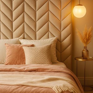 Op maat gemaakte elegante panelen met visgraatmotief - verfijnde Chevron-muurdecoratie voor moderne interieurs