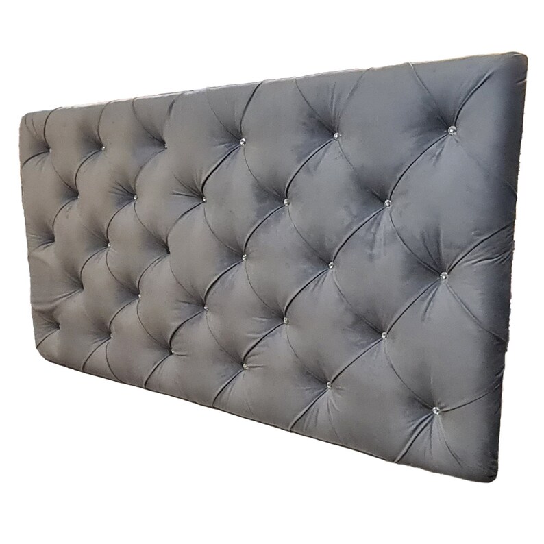 Chesterfield Upholstered Panel Headboard Quilted Capitone Soft Panels