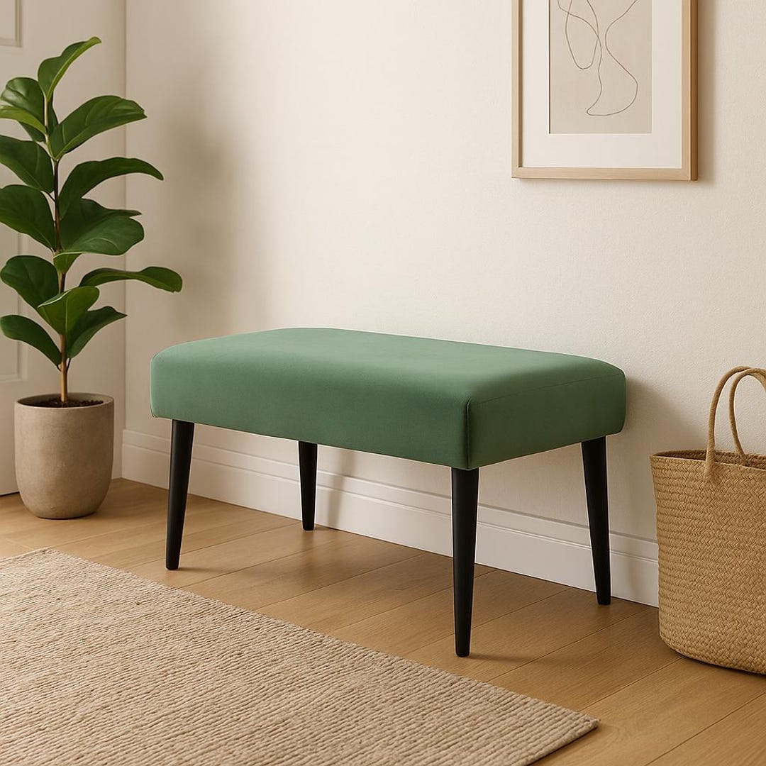 Handmade Classic Upholstered Bench - Elegant and Durable, Perfect for ...