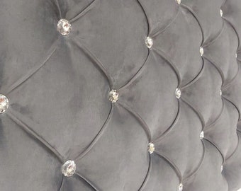Chesterfield Upholstered panel headboard quilted Capitone soft panels wall decorations |modern bedroom decoration upholstered headrest