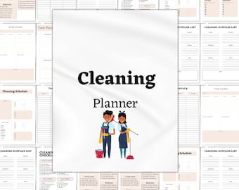 Hausputz-Planer - Checkliste zum Ausdrucken (Digitaler Download)