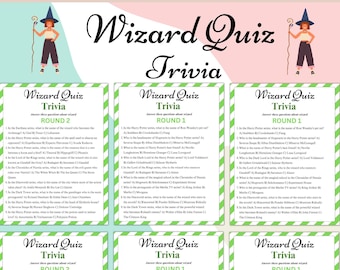 Juego de preguntas y respuestas sobre magia, prueba de conocimientos mágicos (descarga instantánea)