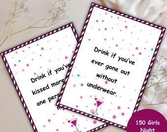 Girls Night Drink If Game | 150 Ladies Night Party Prompts (PDF)
