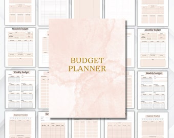 Printable Financial Bundle Planner | Financial Planner | Budget planner | Debt tracker | 3 in 1 Planner | iPad planner