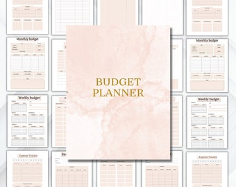Buchplaner Bundle | Budget, Verschuldung, Ersparnisse Tracker (Printable)