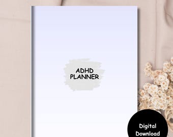 ADHD Planner Printable | Focus, Routine & Daily Organization Binder | Instant Download