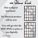 Printable Pokeno Card Game |100 Poker Keno Cards Set 1-4 Colors ...
