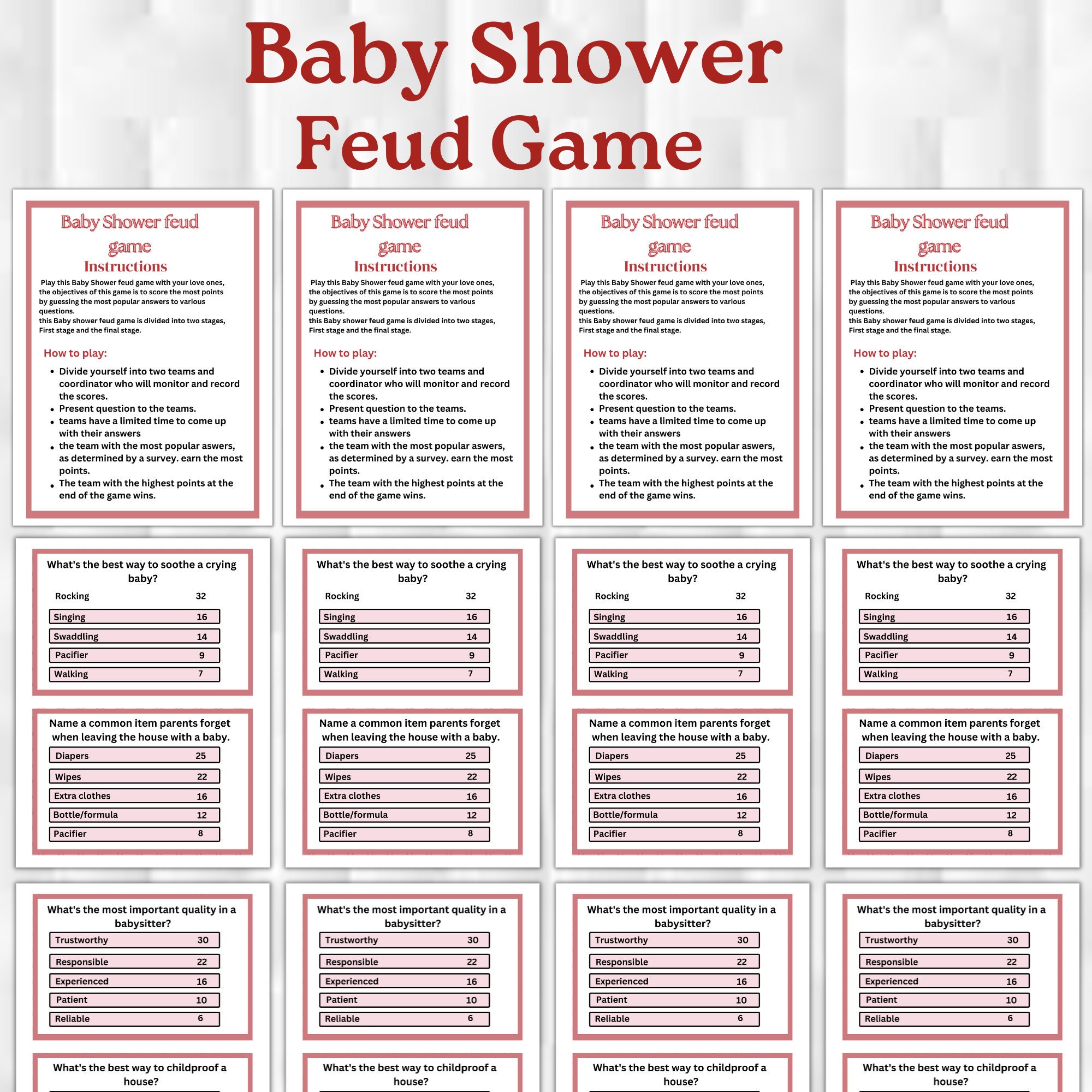 Baby Shower Games Baby Shower Feud - Il Fullxfull.4637643100 1rwr