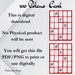 Printable Pokeno Card Game |100 Poker Keno Cards Set 1-4 Colors ...