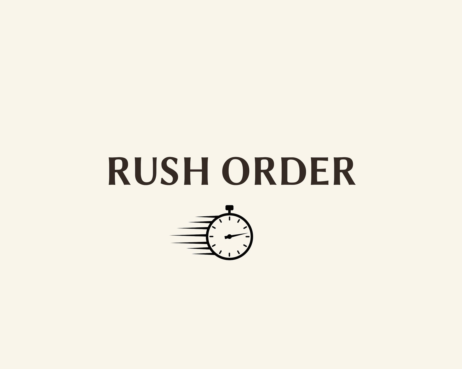 Rush Order - Etsy