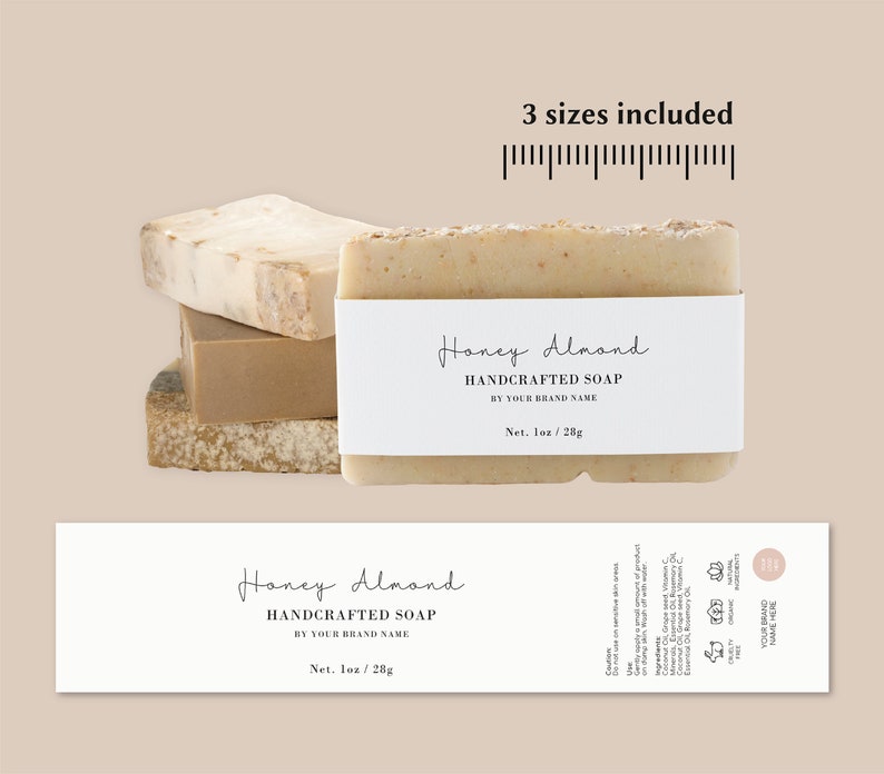 Minimalistic Soap Label Template Soap Product Label Soap Bar Etsy Canada