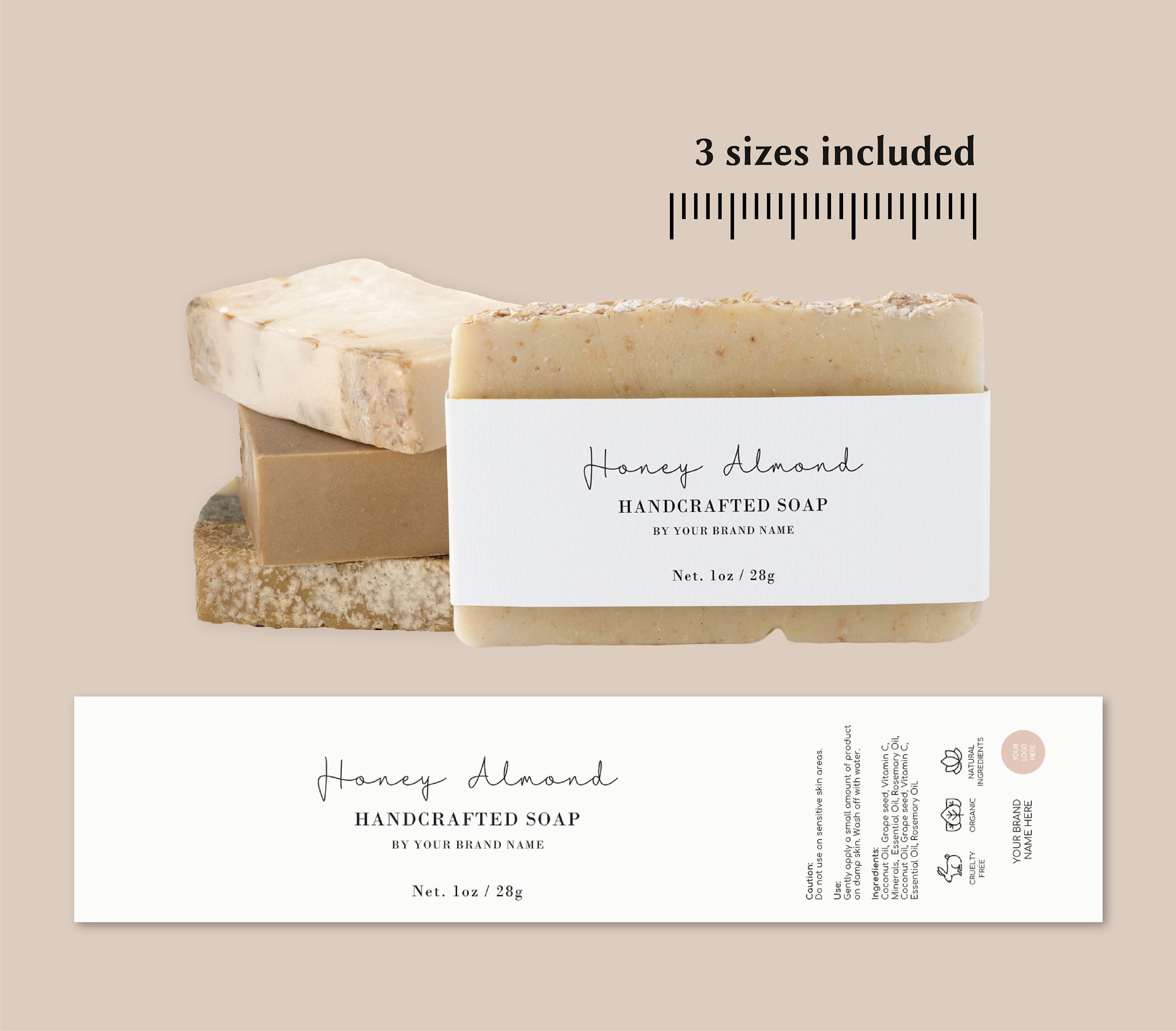 Minimalistic Soap Label Template Soap Product Label Soap Bar Etsy Canada