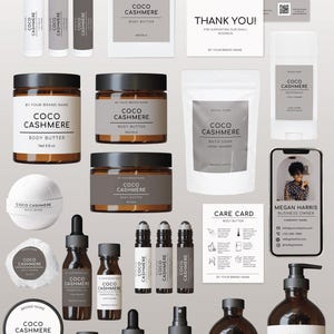 Cosmetic Label Template Cosmetic Sticker Label Custom Skincare Label ...