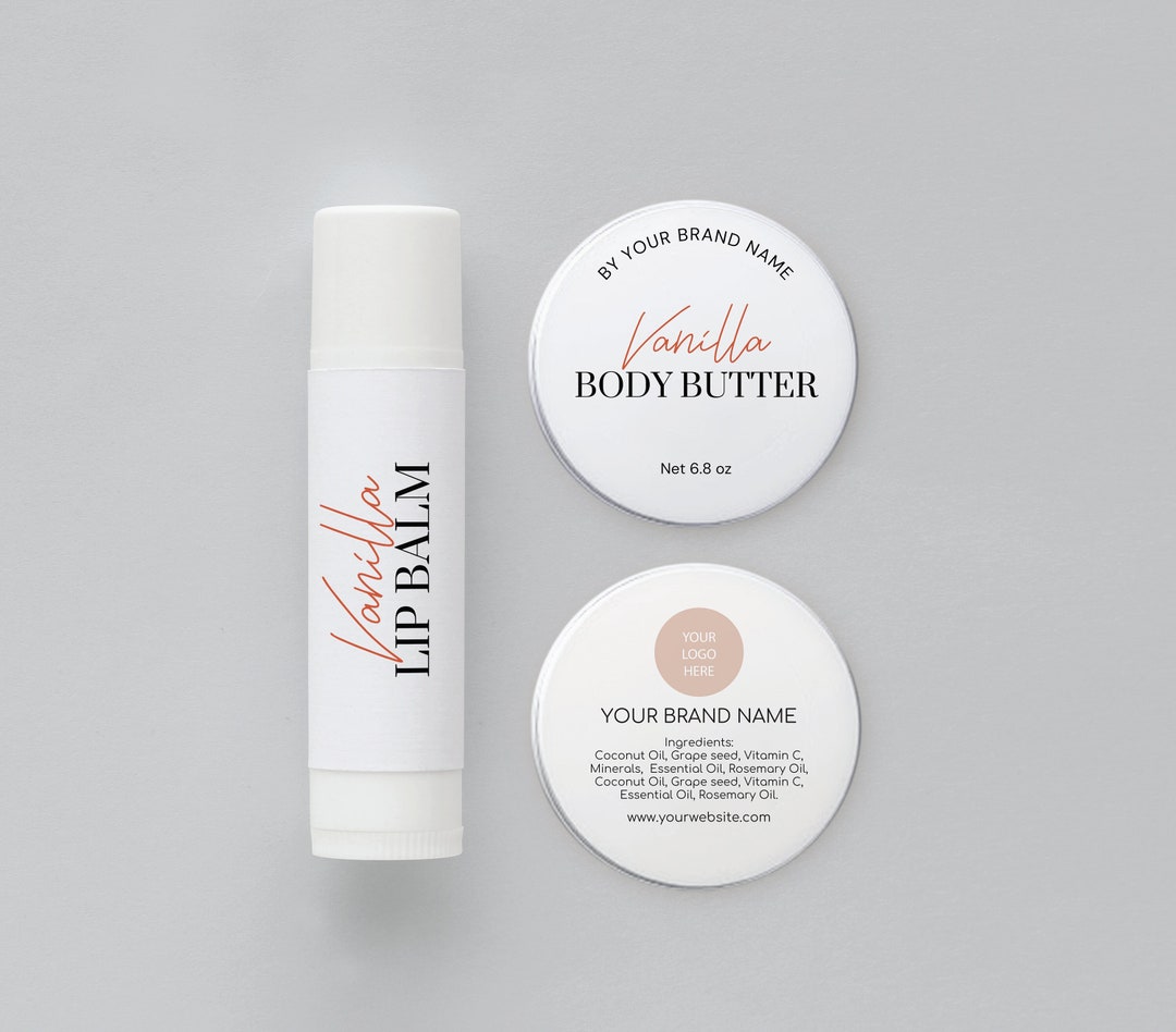 Lip Balm Label Template Chapstick Label Template Lip Balm Sticker Lip ...