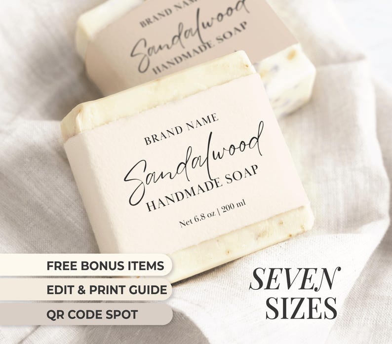 Custom Label Skincare Branding Soap Organic Soap Bar Label Soap Bar