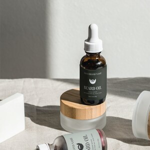 Beard Balm Label Template Beard Balm Bottle Label Template Beard Oil
