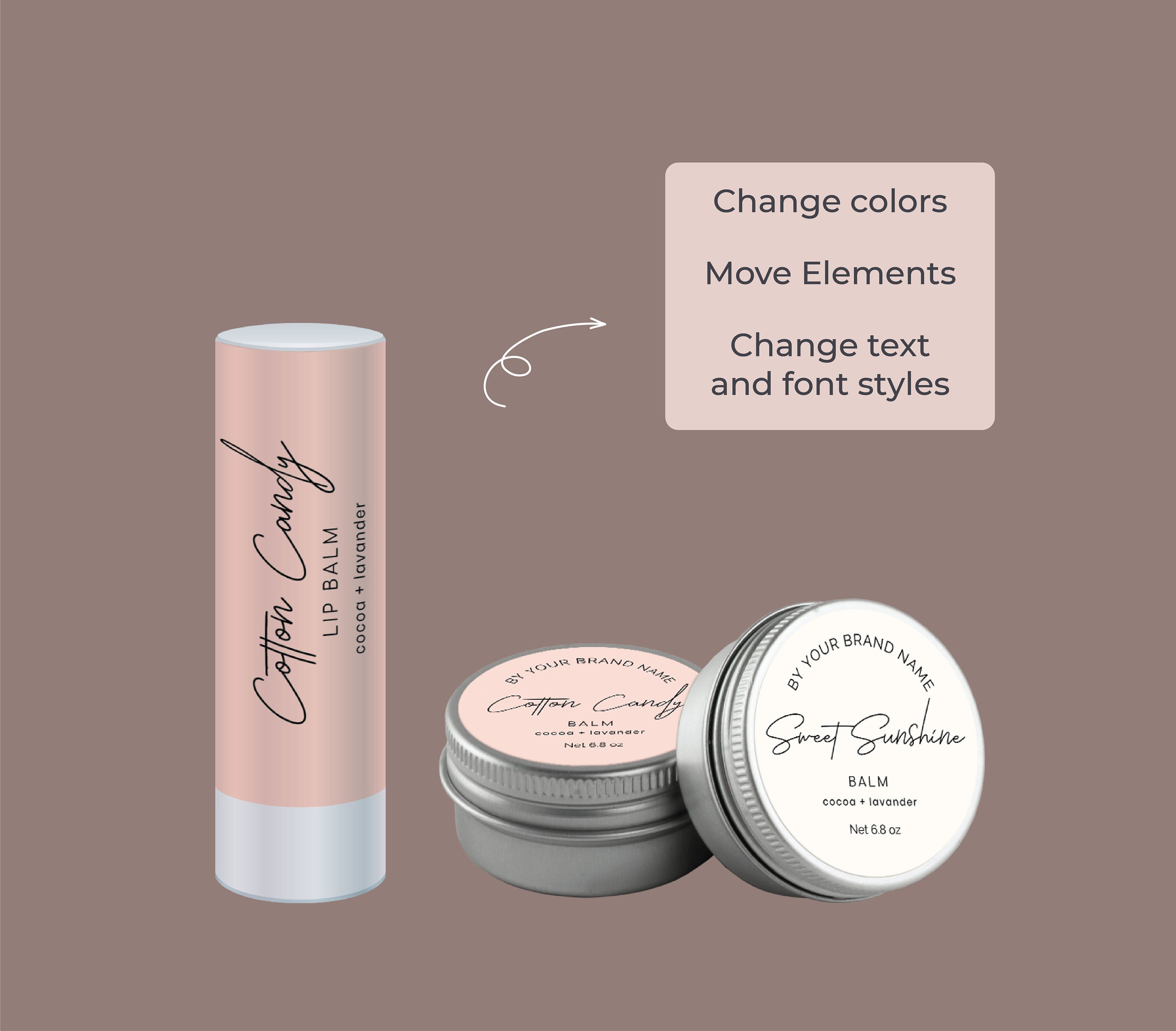 Lip Balm Label Template Lip Balm Sticker Template Chapstick Etsy Canada