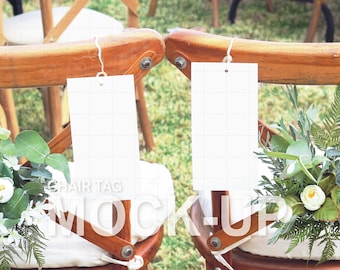 Wedding Chair Tag Mock Up Reserved Seating Tag Mockup Chair Tag Mockup Two Chair Tag Mock Up Chair White Tag Mock Up Reserved Seat Mock Up