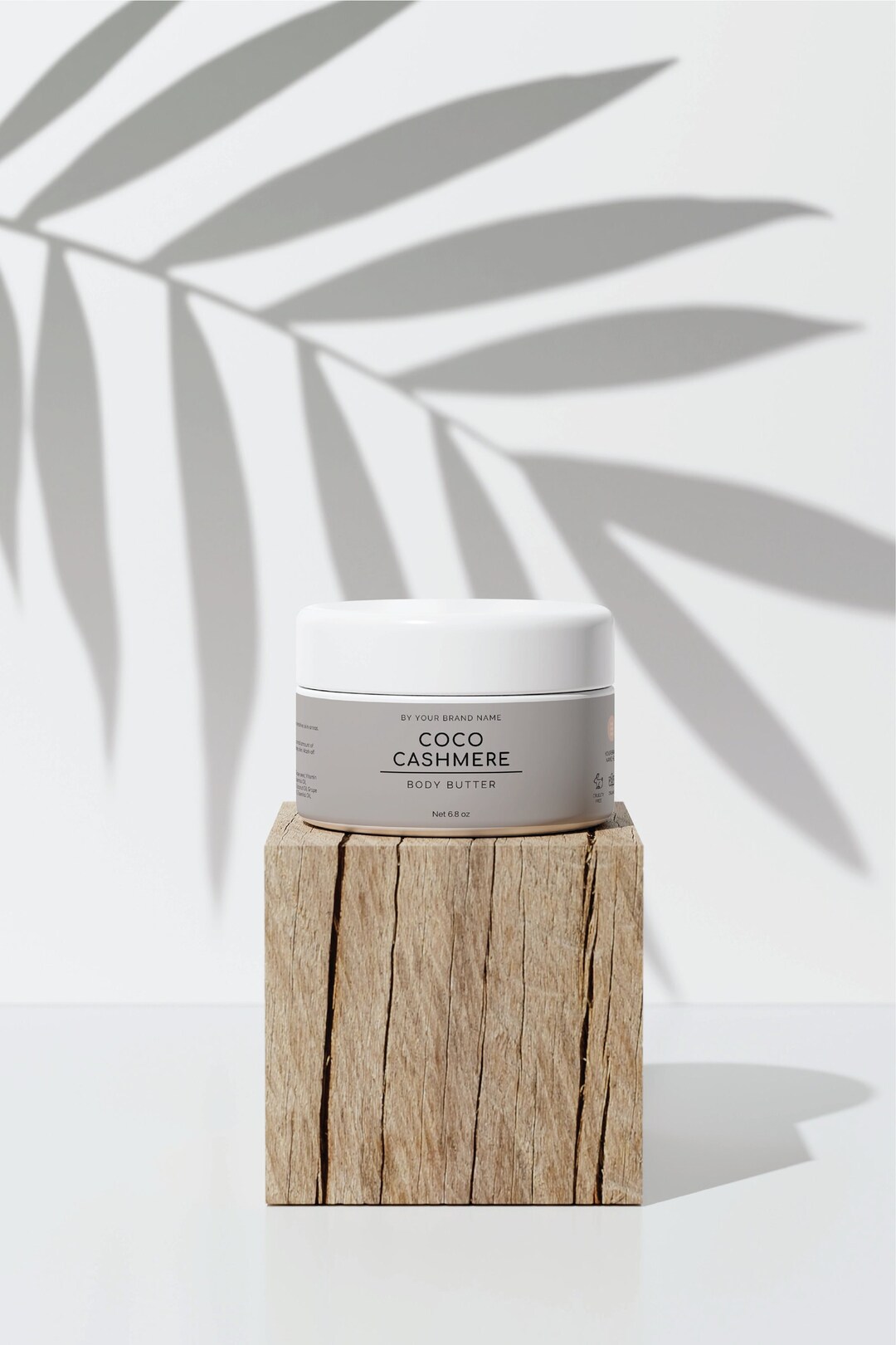 Body Butter Container Label Wrap Around Jar Label Scrub Body Etsy