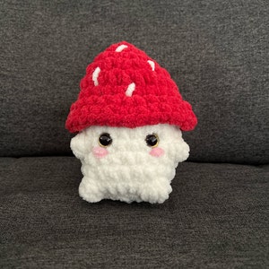 Crochet Mushroom Plushie