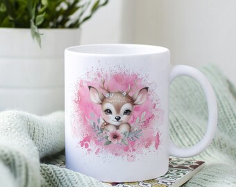 Personalisierte Tasse | Kaffeetasse mit Namen und Hase | Porzellantasse | besondere Geschenkidee | Ostern