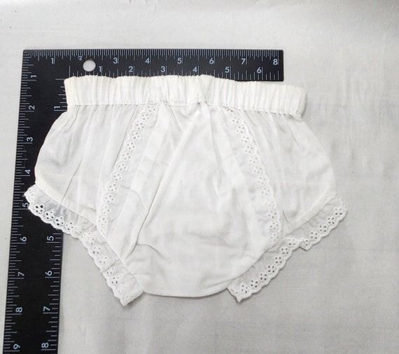 Vintage 2 INFANT COTTON EYELIT Bloomers/Diaper Co… - image 3