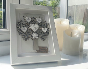 Tin Wedding Anniversary Gift - 10th Anniversary - Personalised Picture Frame