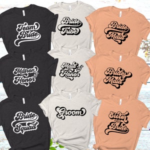 Bridal party bundle | Wedding Bride Svg | Bridesmaid Svg | Maid of Honor Svg | Mother of the Bride | Matron of Honor | Bachelorette | Party