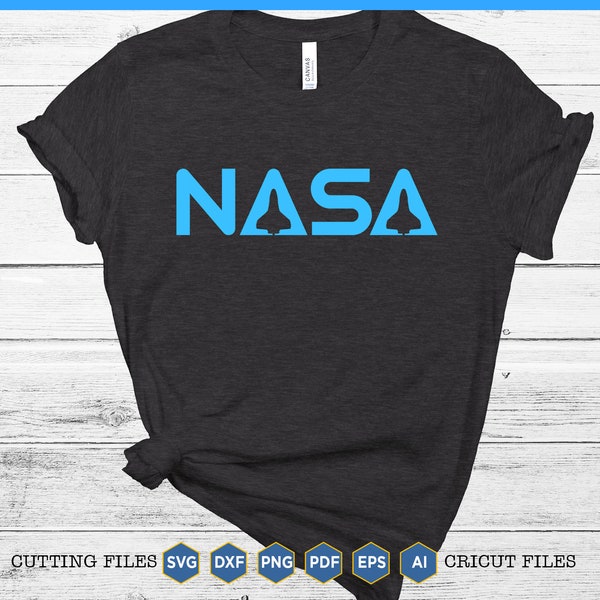 Nasa Logo Svg | Vector Files Svg | NASA Svg | Cricut File svg | Vector Sillhouette | clipart Space pdf png dxf | teacher | love | new part