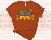 Hello Summer SVG: Beach Vacation Design (Digital Download)