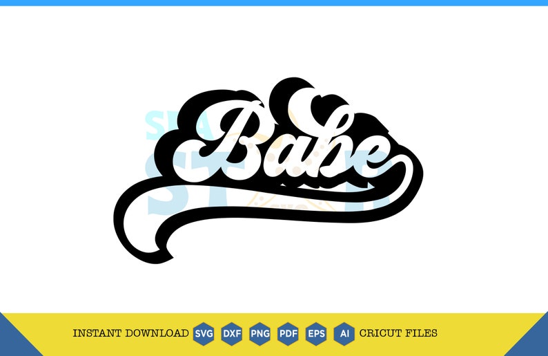 Babe Retro SVG: Bridal & Bachelorette Party Design (digital Download ...