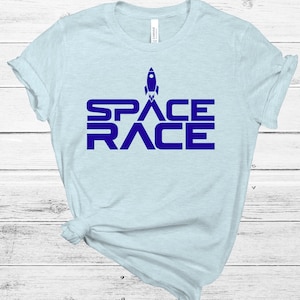 Carrera espacial SVG: Cohete, astronauta y galaxia (descarga digital)